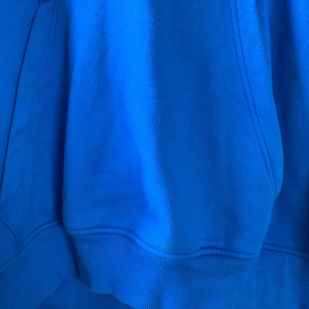 Adidas Essentials Turquoise Hooded Sweatshirt Size Large